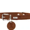 Hunter Aalborg Sport Cognac 52 hundehalsbånd - 38-47 cm