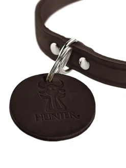 Hunter Aalborg Sport Mørkebrun 37 hundehalsbånd - 28-33 cm