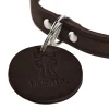 Hunter Aalborg Sport Mørkebrun 42 hundehalsbånd - 32-38 cm