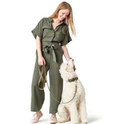 Hunter Aalborg Sport Oliven 32 hundehalsbånd - 24-29 cm