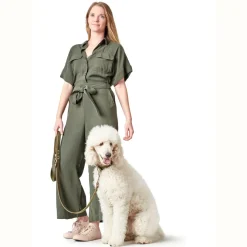Hunter Aalborg Sport Oliven 37 hundehalsbånd - 28-33 cm
