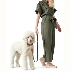 Hunter Aalborg Sport Oliven 37 hundehalsbånd - 28-33 cm