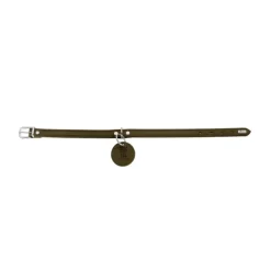 Hunter Aalborg Sport Oliven 37 hundehalsbånd - 28-33 cm