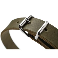 Hunter Aalborg Sport Oliven 42 hundehalsbånd - 32-38 cm