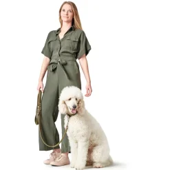 Hunter Aalborg Sport Oliven 42 hundehalsbånd - 32-38 cm