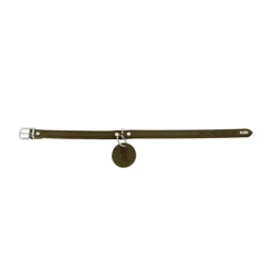 Hunter Aalborg Sport Oliven 52 hundehalsbånd - 38-47 cm