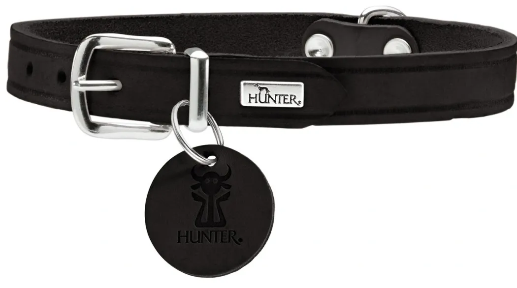 Hunter Aalborg Sport Sort 52 hundehalsbånd - 38-47 cm