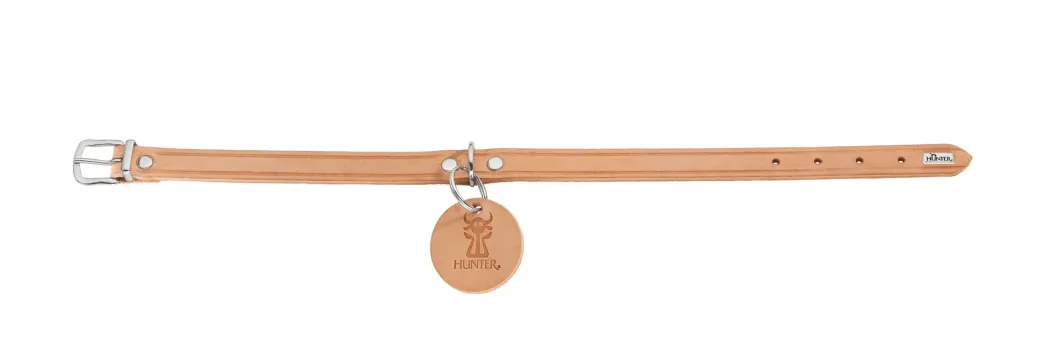 Hunter Aalborg Sport Tan 52 hundehalsbånd - 38-47 cm