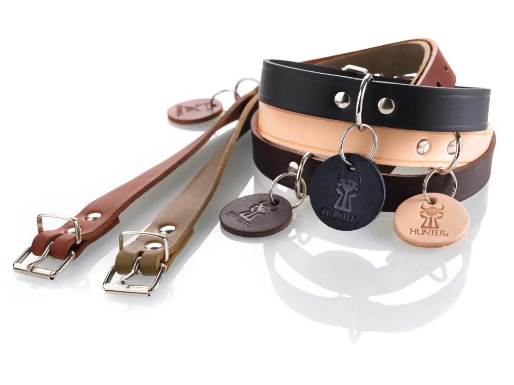 Hunter Aalborg Sport Tan 52 hundehalsbånd - 38-47 cm
