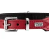 Hunter Basic halsbånd str.37 Rød - 30,0-34,5 cm