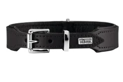 Hunter Basic halsbånd str.32 Sort - 24,0-28,5 cm