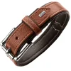 Hunter Canadian UP Hundehalsbånd M 55 Sort/Cognac - 42-48 cm