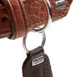 Hunter Cody 55 Cognac Mørkebrun hundehalsbånd - 42-48 cm