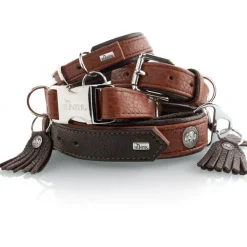 Hunter Cody 60 Cognac Mørkebrun hundehalsbånd - 46-52 cm