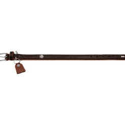 Hunter Cody 60 Mørkebrun Cognac hundehalsbånd - 46-52 cm