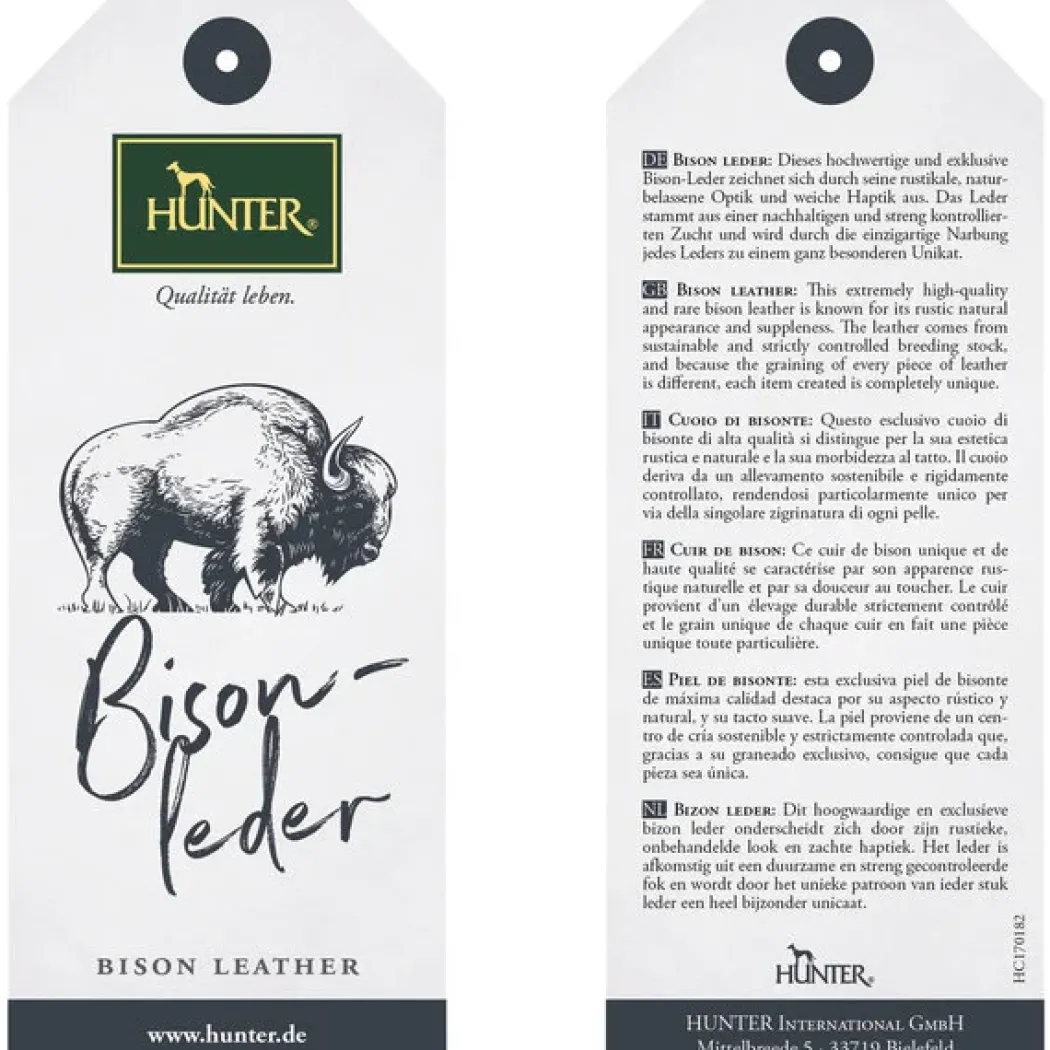 Hunter Cody Mørkebrun Cognac 3-trins hundeline 20/200