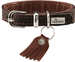 Hunter Cody Petit 30 Mørkebrun Cognac hundehalsbånd
