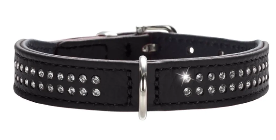 Hunter Diamond petit halsbånd str.32 Sort - 24-28 cm