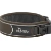 Hunter Divo Hundehalsbånd XL 55-65 Brun/Grå - justerbart hundehalsbånd (55-65 cm, B 5,5 cm