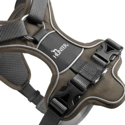 Hunter Divo hundesele L-XL brun/grå just mave 79-107 cm - Ekstra stabil støtte og komfort