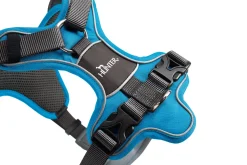 Hunter Divo hundesele L-XL lyseblå/grå just mave 79-107 cm - Sikker pasform og høj komfort