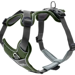 Hunter Divo hundesele S grøn/grå just mave 45-56 cm - Fleksibel kontrol og let komfort