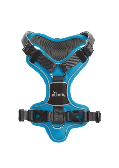 Hunter Divo hundesele S lyseblå/grå just mave 45-56 cm - Let kontrol og høj komfort