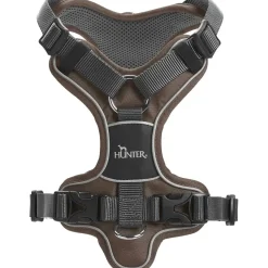 Hunter Divo hundesele S-M brun/grå just mave 52-68 cm - Fleksibel pasform og stabil støtte