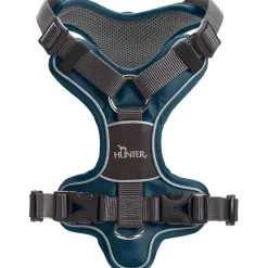 Hunter Divo hundesele S-M petrol/grå just mave 52-68 cm - Stabil støtte og rolig bevægelse
