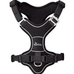 Hunter Divo Up hundesele XS sort just mave 34-47 cm - Nem påtagning og ergonomisk kontrol