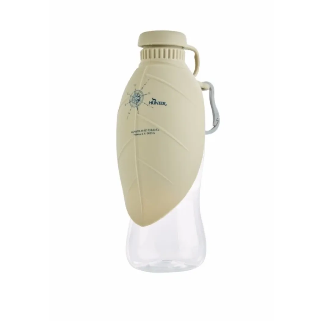 Hunter drikkeflaske med silikoneskål beige 550 ml