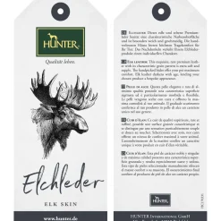 Hunter Elg Rundsyet Hundeline 8 mm Sort