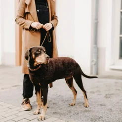Hunter Finja pullover strik Mørkebrun str 40