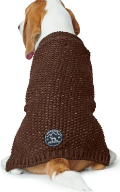 Hunter Finja pullover strik mørkebrun str. 55