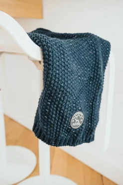 Hunter Finja pullover strik mørkeblå str. 65