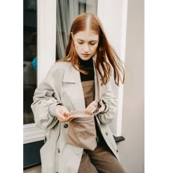 Hunter Godbidstaske Alva med skulderrem Beige
