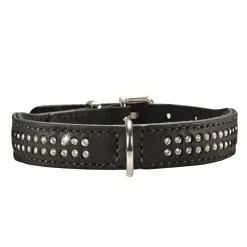Hunter Halsbånd Diamond Petit 27 Sort - 20-24 cm
