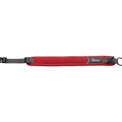 Hunter Halsbånd Divo L Rød/Grå - justerbart hundehalsbånd (45-55 cm, B 4,5 cm)