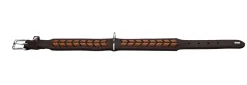 Hunter Halsbånd El Paso L Brun/Sort 65 - 50-56 cm