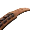 Hunter Halsbånd El Paso L 65 Cognac/Sort - 50-56 cm
