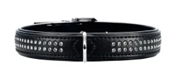 Hunter Halsbånd 35 Modern Art Deluxe Sort - 24-30 cm