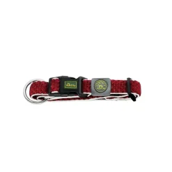 Hunter hunde halsbånd Hilo Rød XL - justerbart hundehalsbånd (45-70 cm, B 3,8 cm)