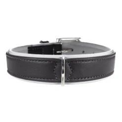 Hunter Hundehalsbånd læder Canada Elg Grå 40 - 29-35 cm