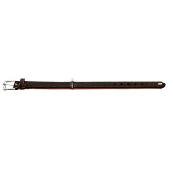 Hunter Hundehalsbånd læder Canada Elg Str.65 Sort/Cognac - 50-56 cm