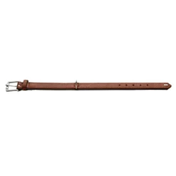 Hunter Hundehalsbånd læder Canada Elg Str.60 Cognac/Sort - 46-52 cm