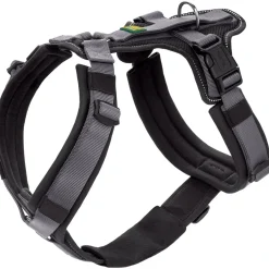 Hunter hundesele Safety Maldon Gråsort L længde 66-118 cm 2,5 cm - sikker stabilitet