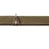 Hunter Hunting halsbånd str.45 Oliven - justerbart hundehalsbånd (33 - 39 cm., B 2,8 cm.)