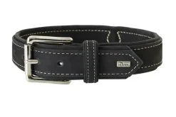 Hunter Hunting halsbånd str.55 Sort - justerbart hundehalsbånd (42 - 48 cm., B 3,5 cm.)