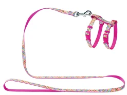 Hunter Kattesele Pink med prikker