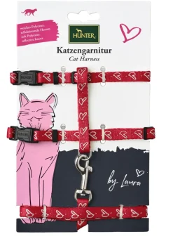 Hunter Kattesele Rød